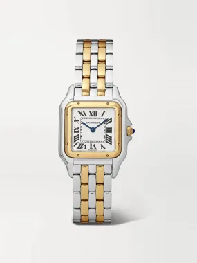 Panthère de Cartier 18kt gold and stainless steel watch