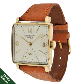 Patek Philippe 1574J Early vintage square watch; Circa 1948-1949