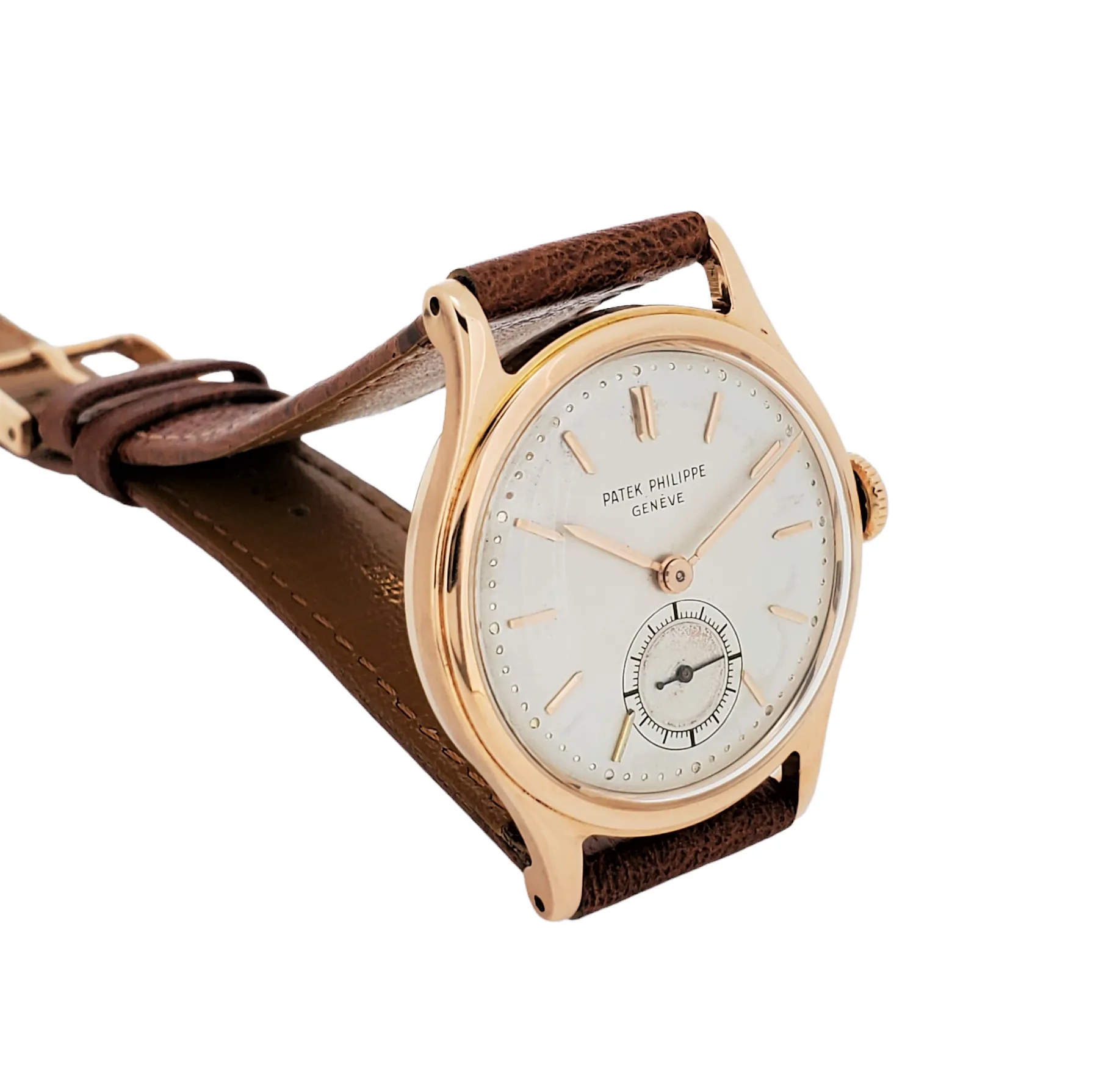 Patek Philippe 2451R Rose Gold Water Resistant Calatrava, Circa 1951-1952