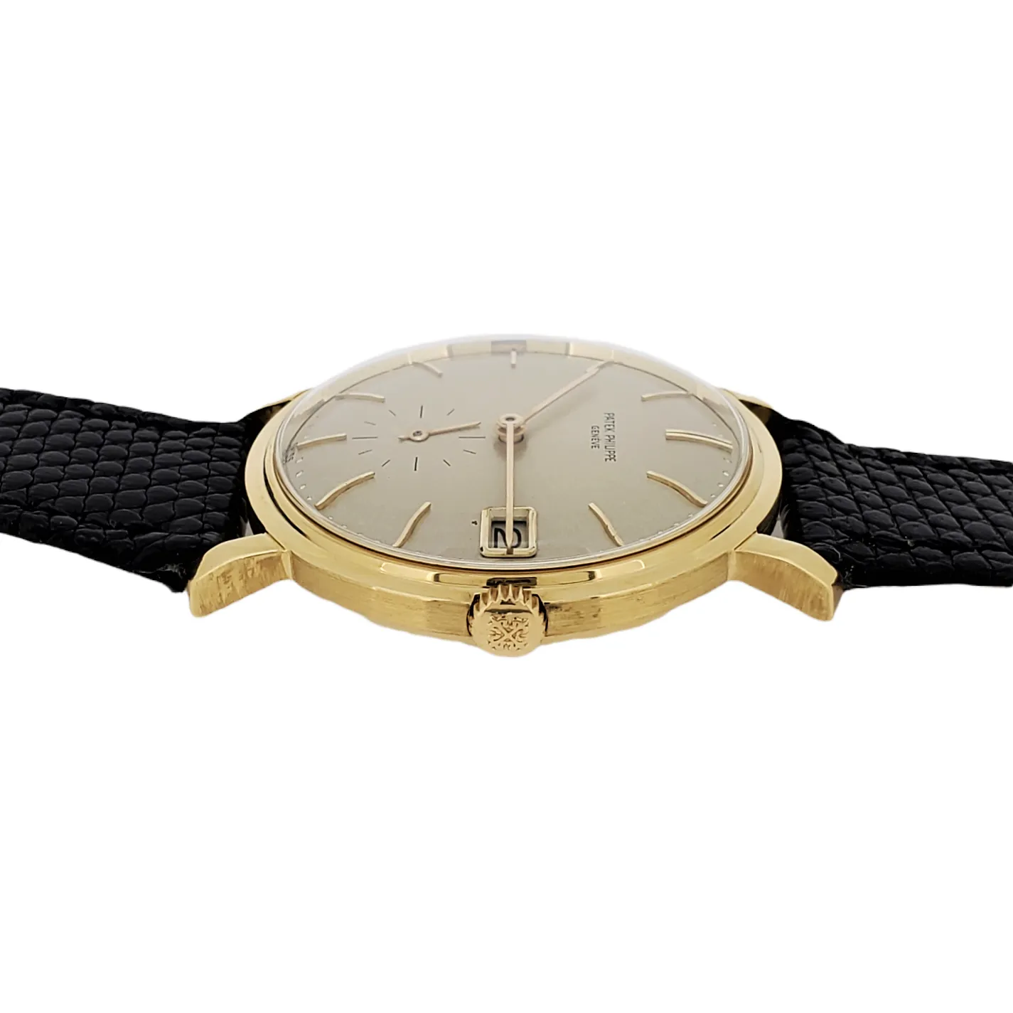 Patek Philippe 3445J Vintage Automatic Date Calatrava Watch, With Orig. Cert. Circa 1967