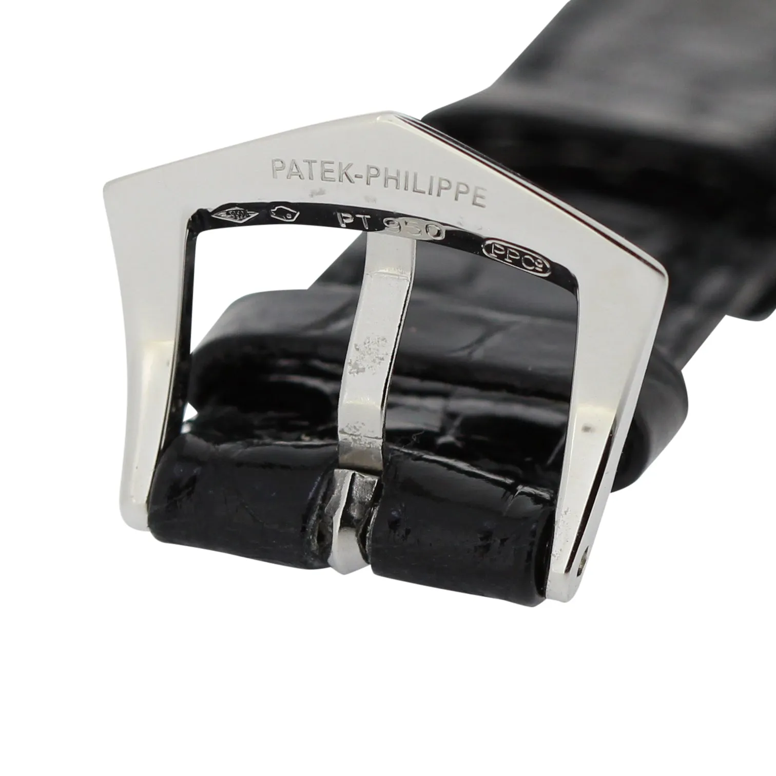 Patek Philippe 3998P Automatic Platinum Calatrava Watch circa 1999