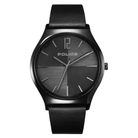 Police Orkneys Black Leather Watch PL.15918JSB/02
