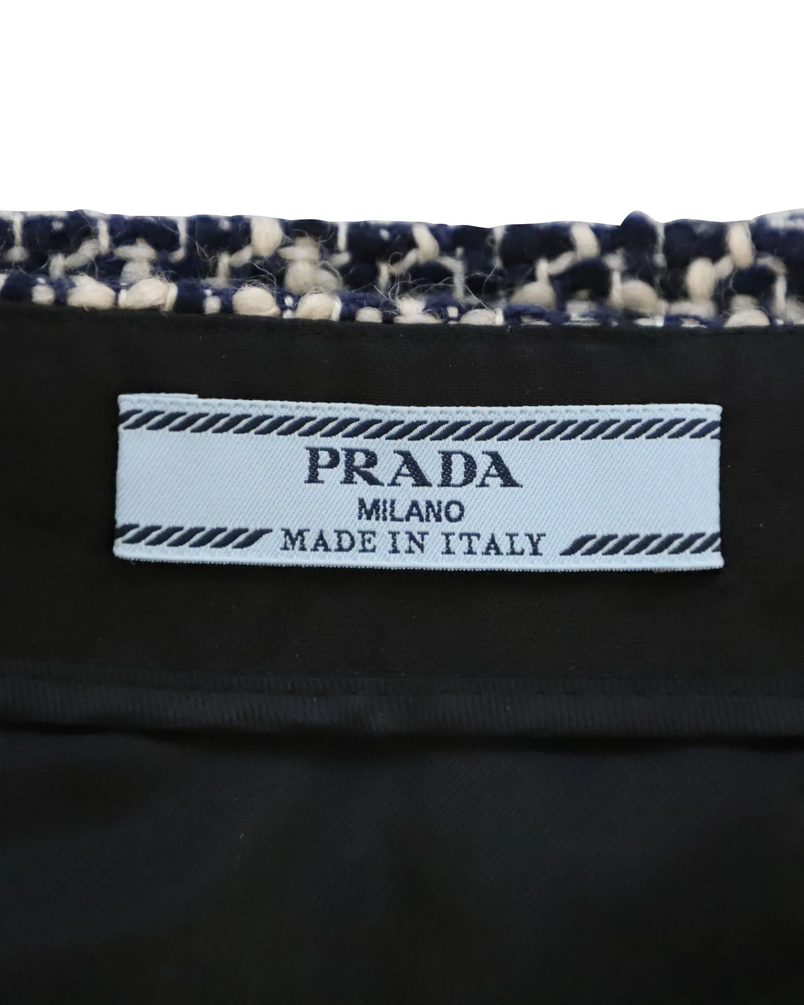 Prada Pencil Skirt in Grey Wool