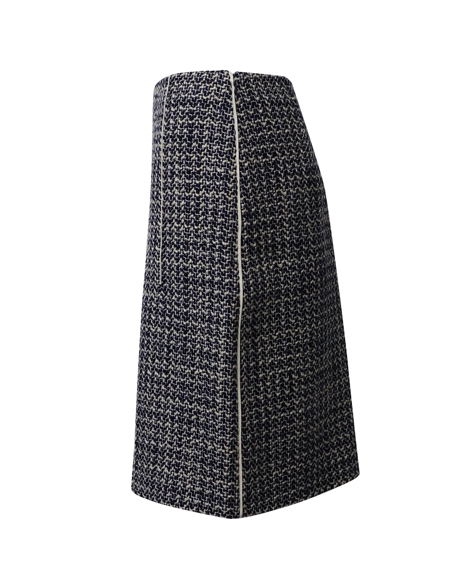 Prada Pencil Skirt in Grey Wool