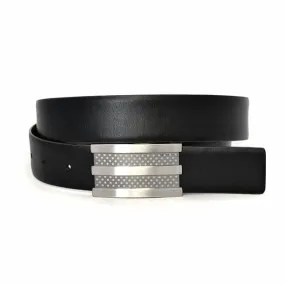 RAFAEL - Mens Black and Brown Leather Reversible Belt