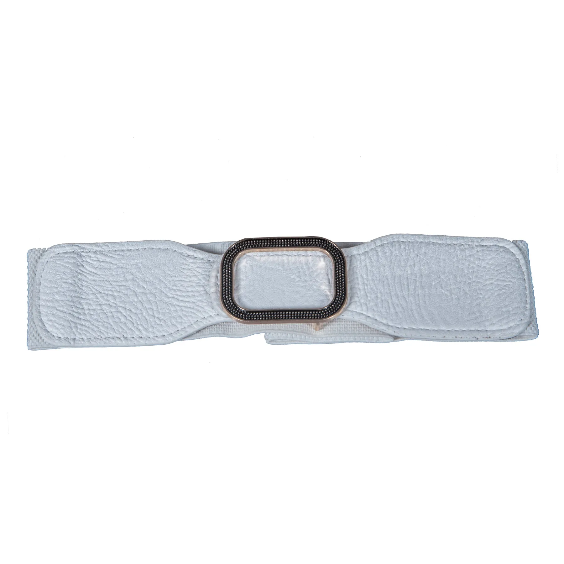 Rectangle  Buckle Belt - Artificial Leather