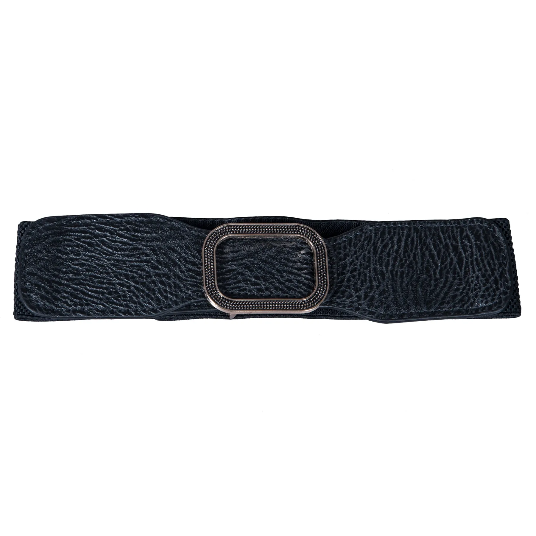 Rectangle  Buckle Belt - Artificial Leather
