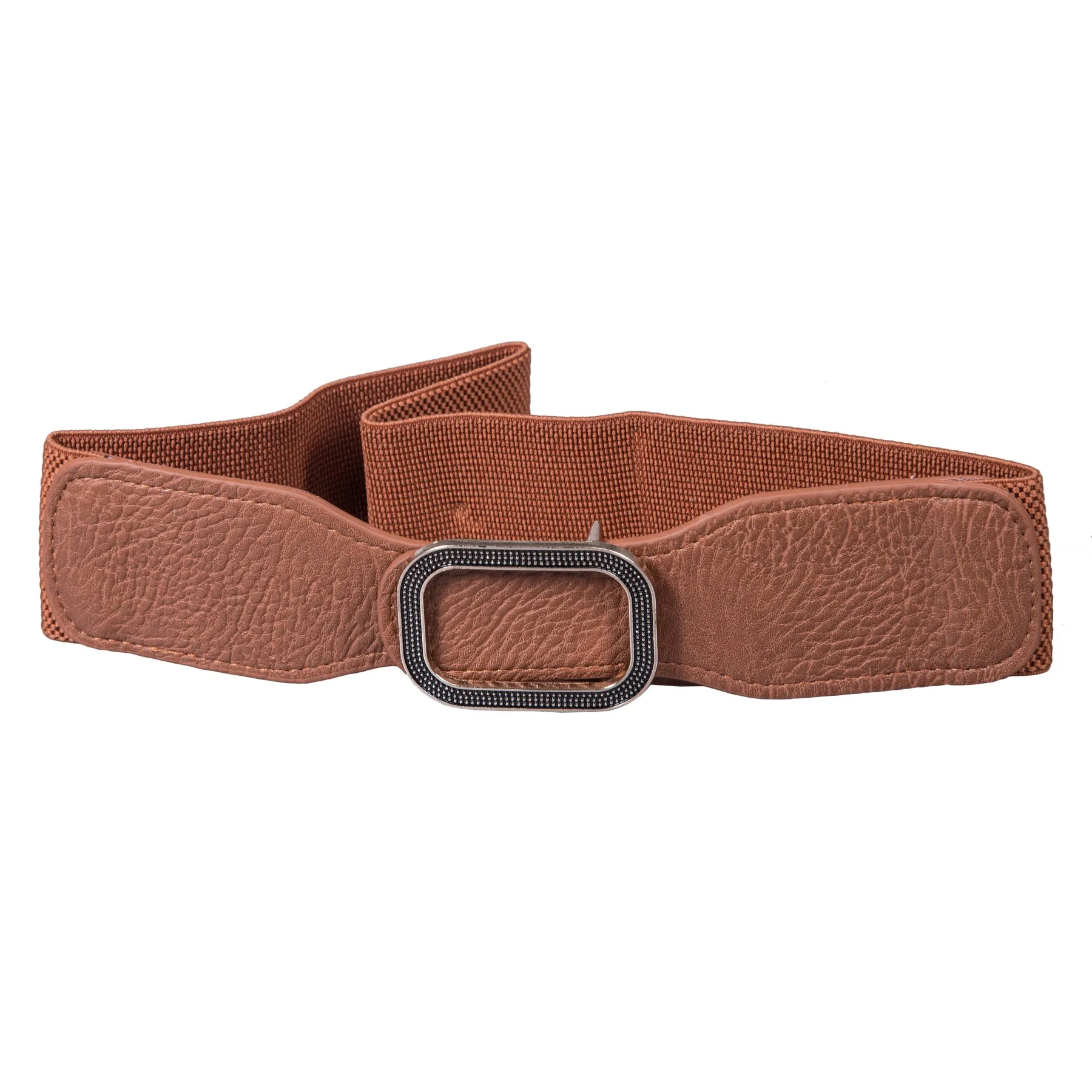 Rectangle  Buckle Belt - Artificial Leather