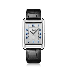 Rectangular Cambridge Blue Numbered Watch