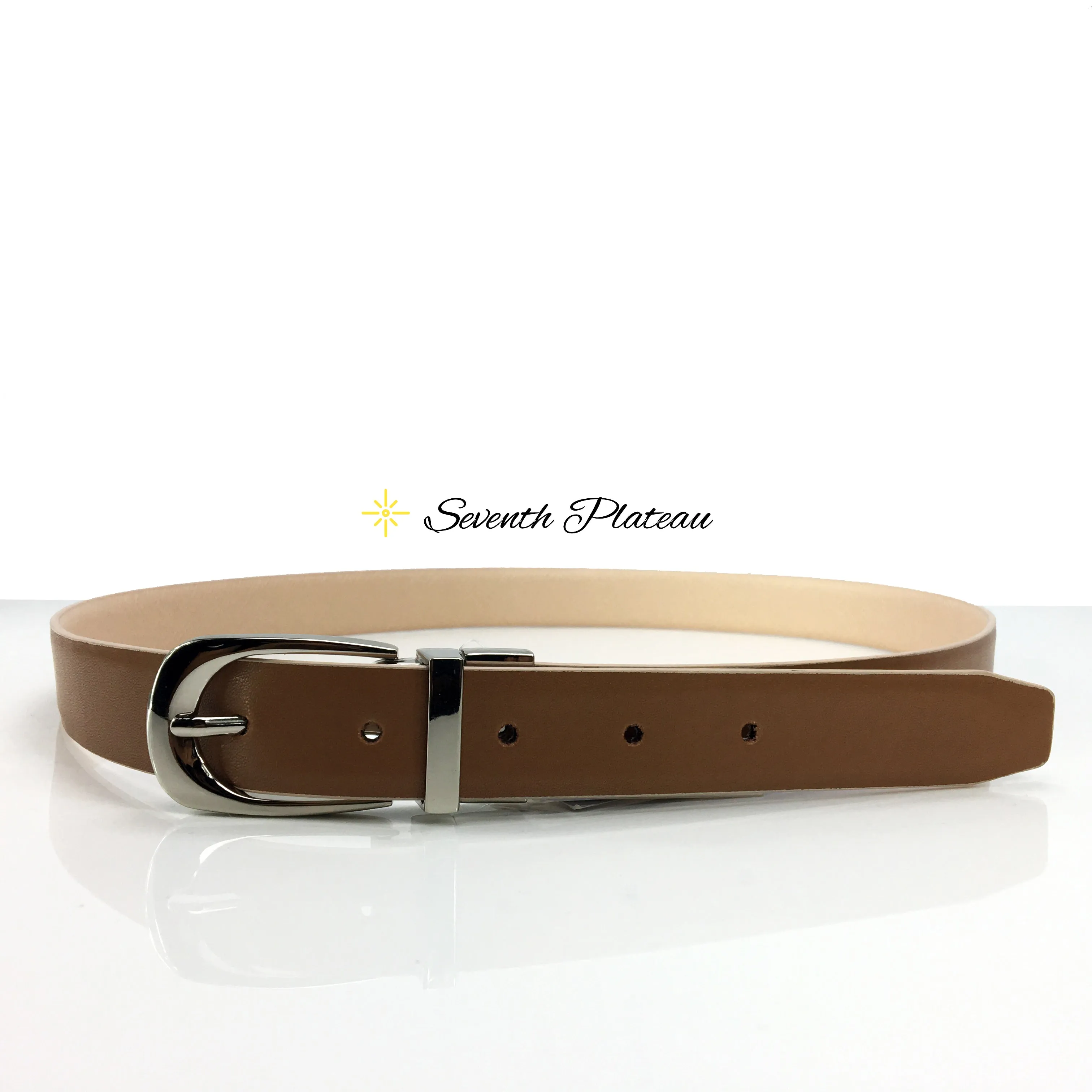 Reversible 1 1/4 Pebbled Leather