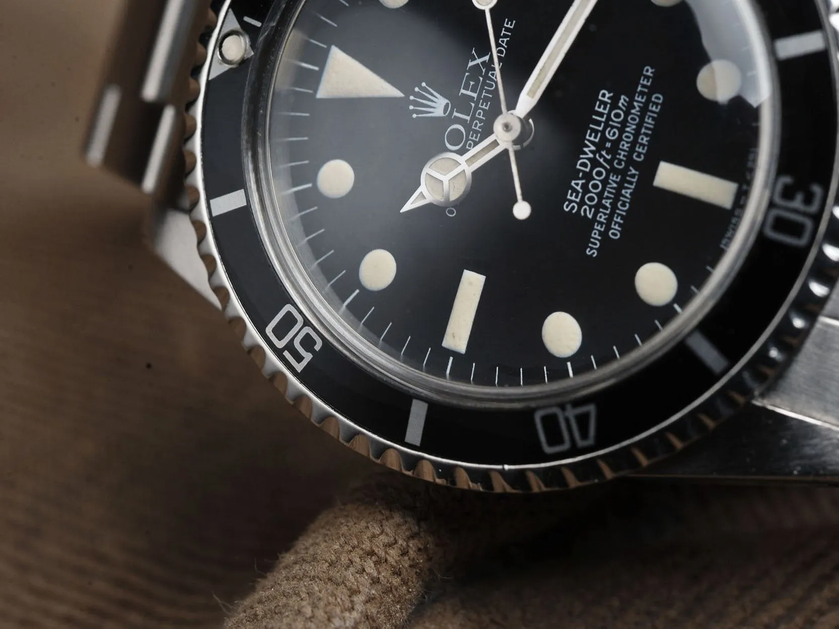 ROLEX 1665 WHITE SEADWELLER B P