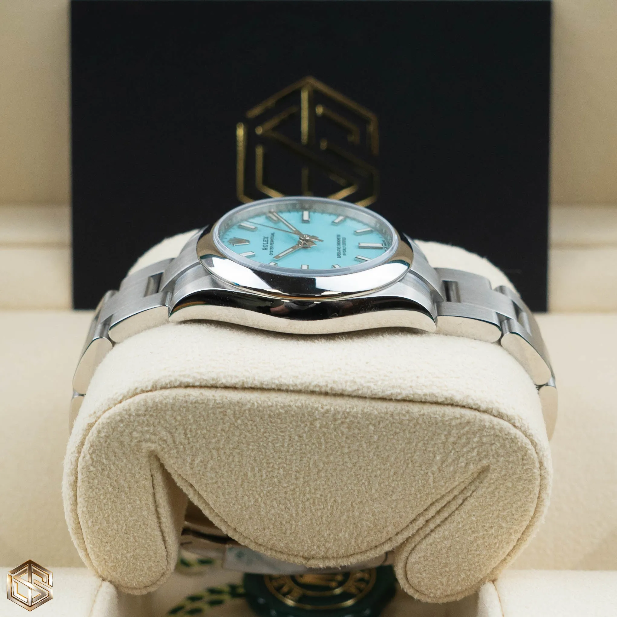 Rolex 277200 UNWORN Oyster Perpetual 31 'Tiffany' Dial 2023 Full Set Watch