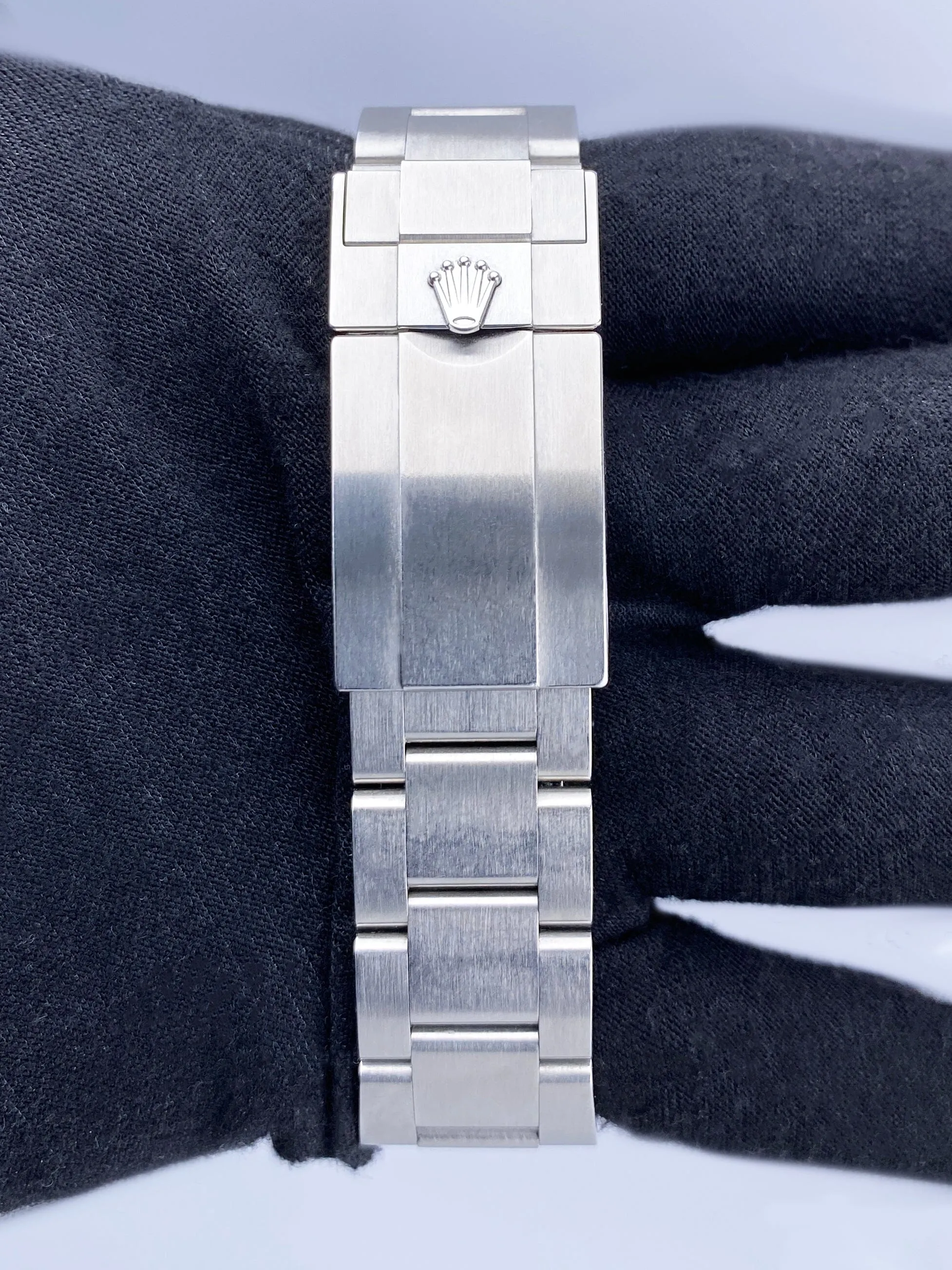 Rolex Explorer 40 224270 Black Dial Steel Mens Watch Box Papers