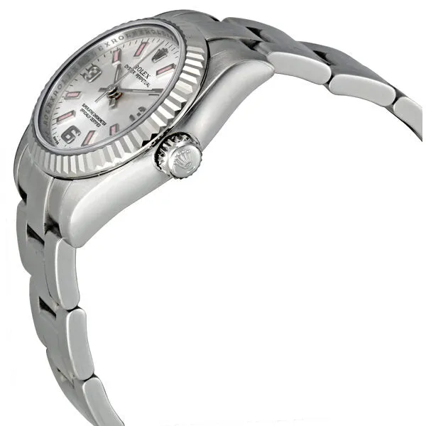 Rolex Lady Oyster Perpetual 26 Silver Dial Stainless Steel Oyster Bracelet Automatic Watch 176234SAPSO
