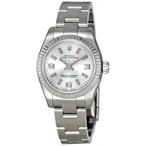Rolex Lady Oyster Perpetual 26 Silver Dial Stainless Steel Oyster Bracelet Automatic Watch 176234SAPSO
