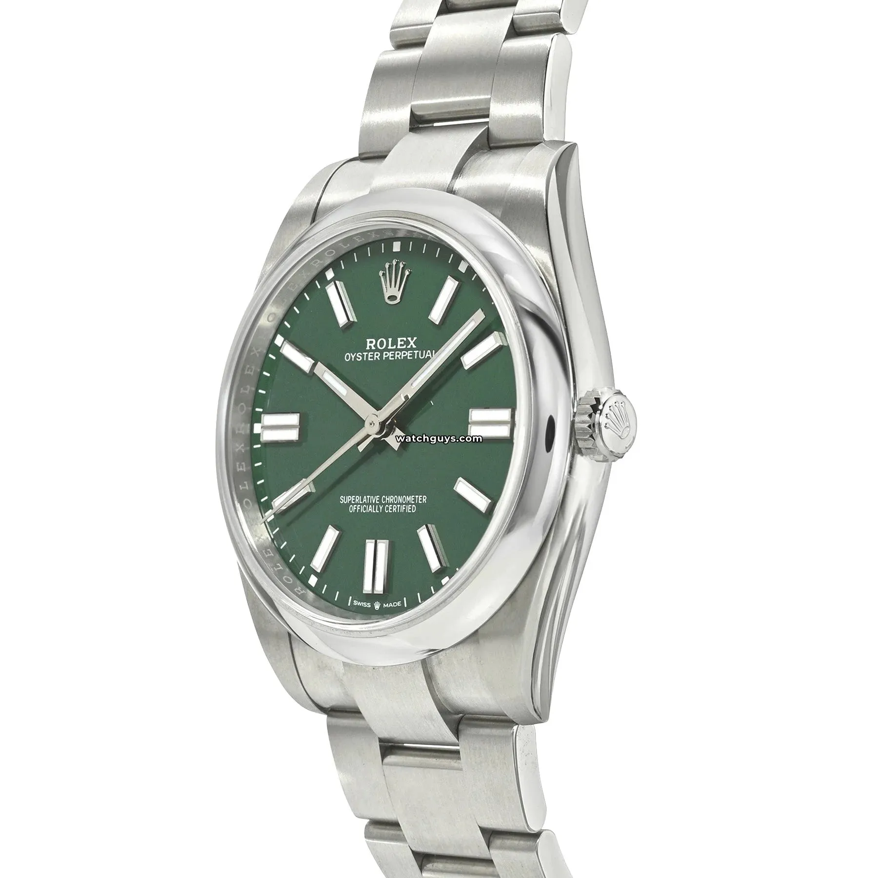 Rolex Oyster Perpetual 124300 Green Index