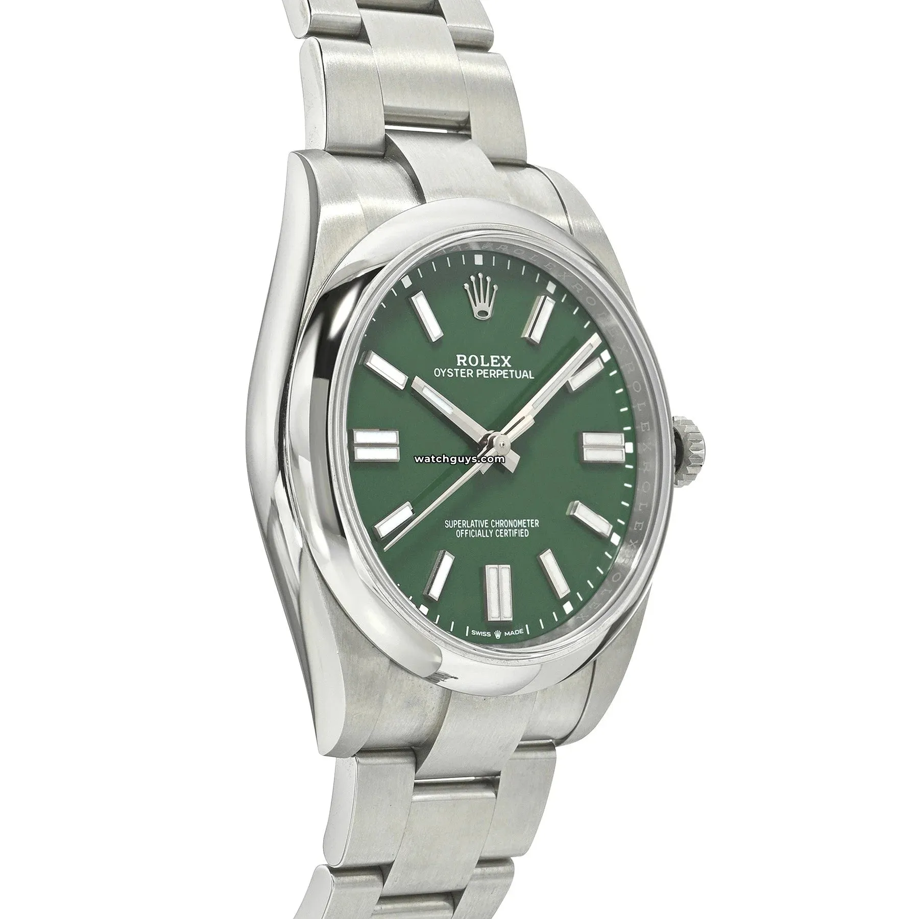Rolex Oyster Perpetual 124300 Green Index