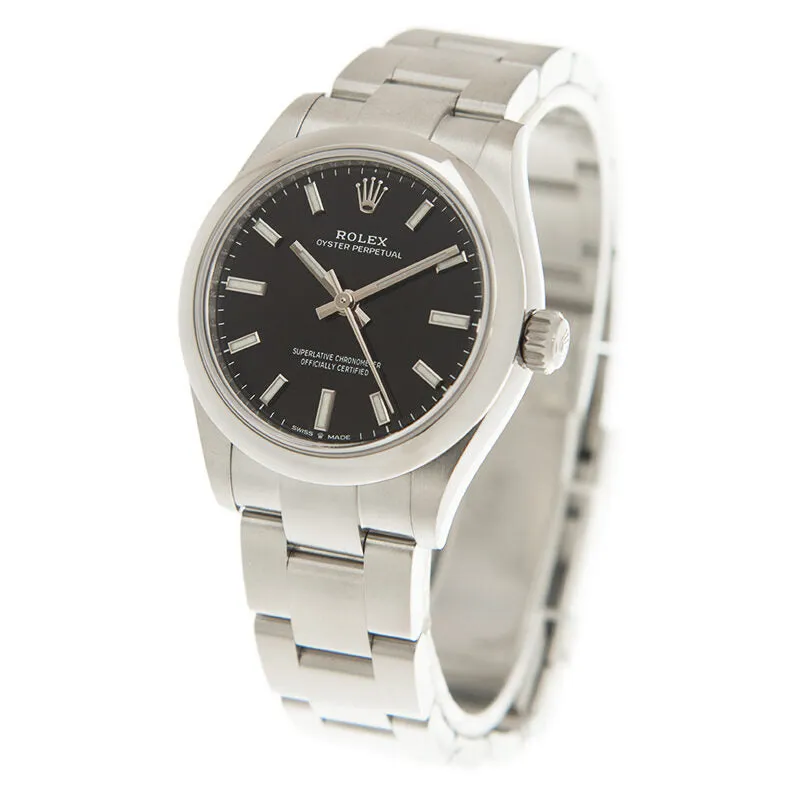 Rolex Oyster Perpetual 31 Automatic Black Dial Ladies Watch 277200BKSO