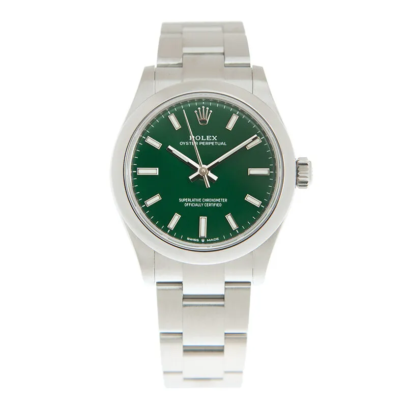 Rolex Oyster Perpetual 31 Automatic Green Dial Ladies Watch 277200GNSO