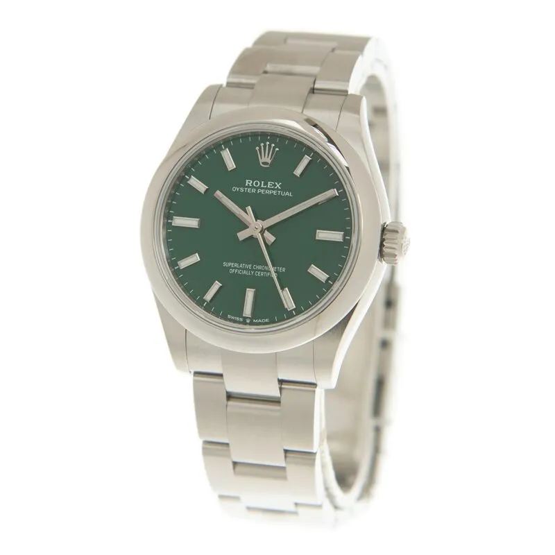 Rolex Oyster Perpetual 31 Automatic Green Dial Ladies Watch 277200GNSO