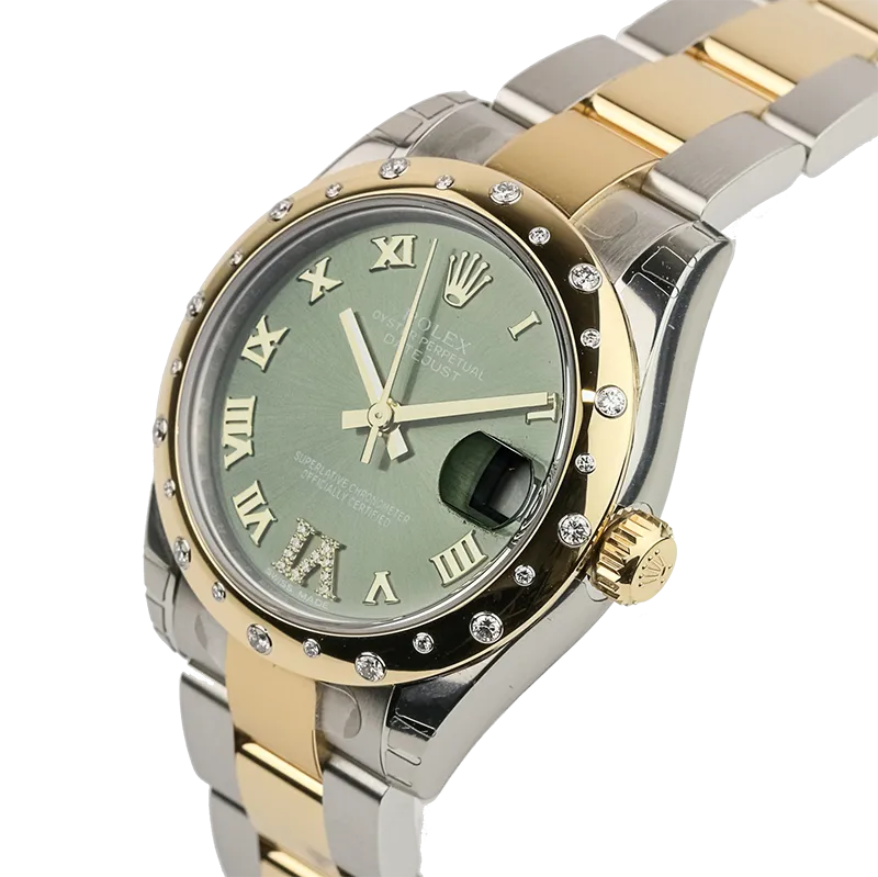 Rolex Oyster Perpetual 34mm Silver/Arab Oyster 114200