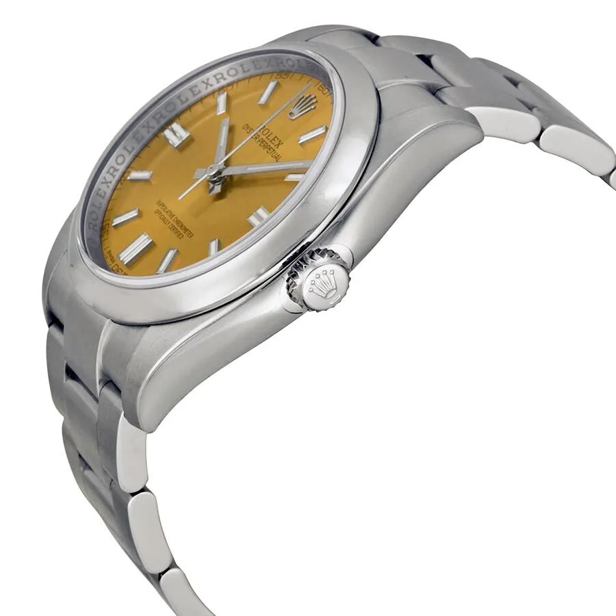 Rolex Oyster Perpetual 36 mm White Grape Dial Stainless Steel Bracelet Automatic Men's Watch 116000WGSO