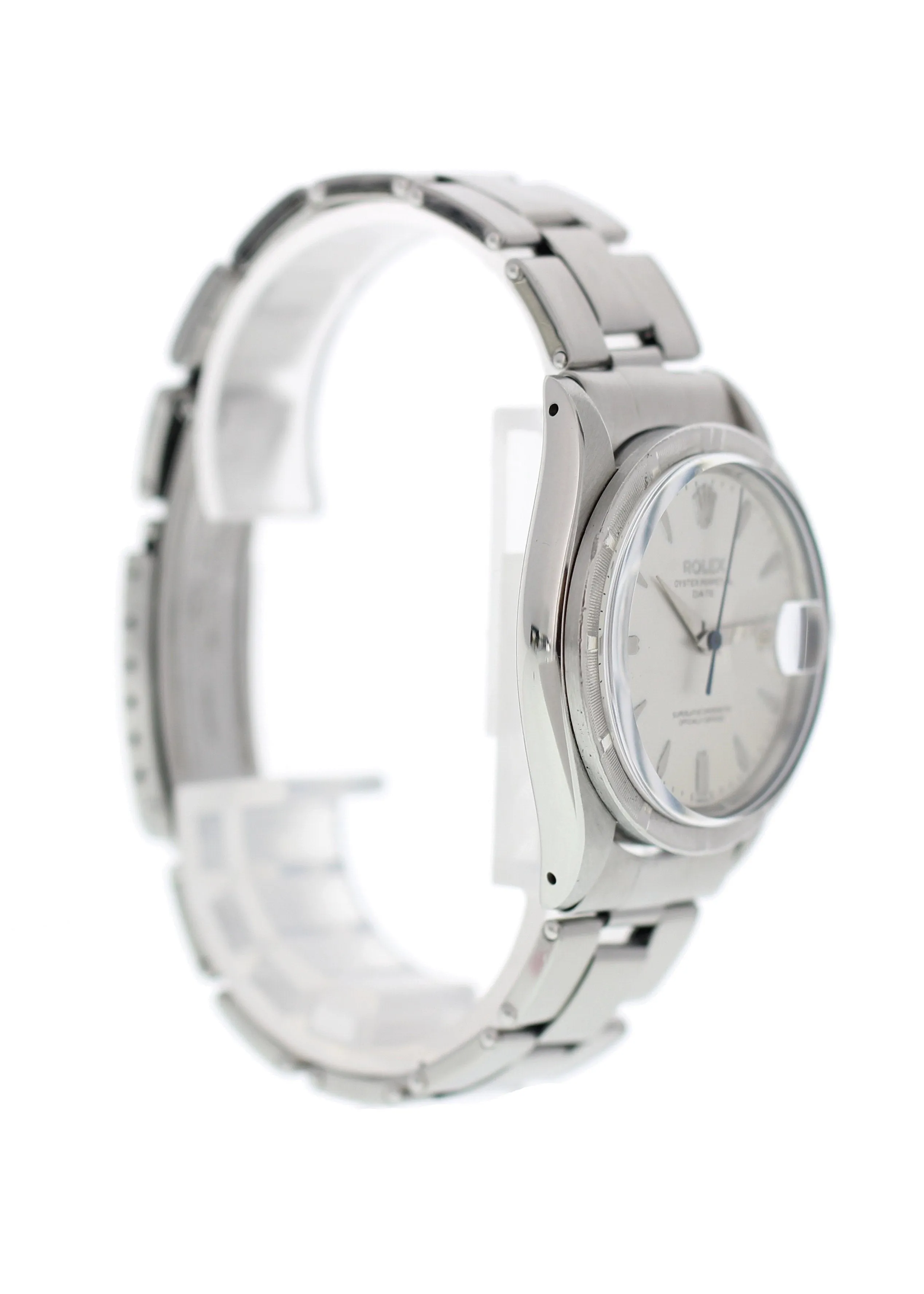 Rolex Oyster Perpetual Date 1501 Engine Turned Bezel