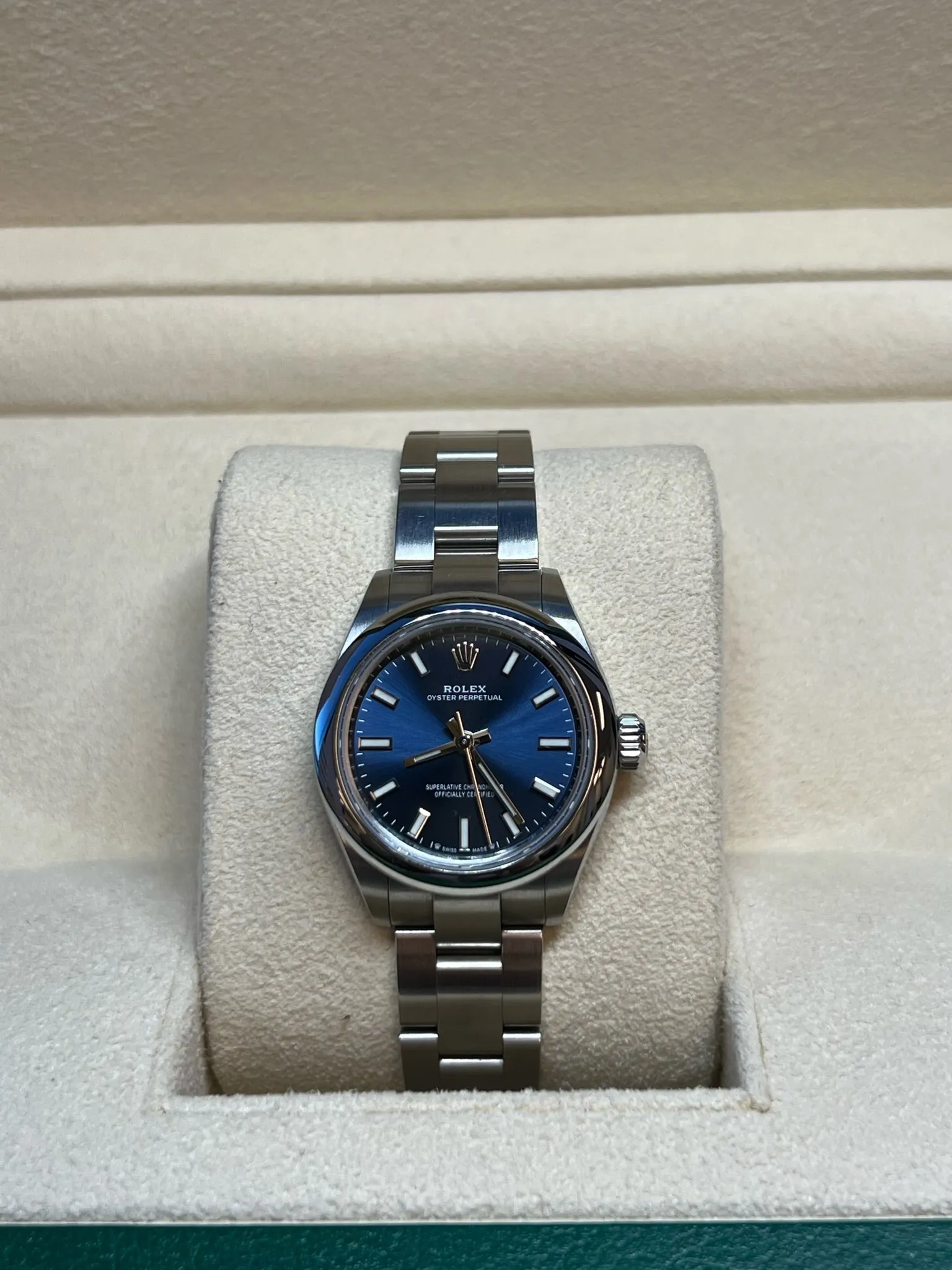 Rolex - Unworn Oyster Perpetual 28mm Blue Dial 276200