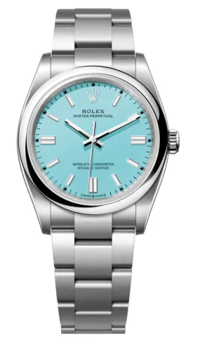 Rolex - Unworn Oyster Perpetual 36mm Tiffany Dial 126000