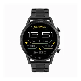 Sekonda Active Plus Smart Watch | Black Alloy Case & Stainless Steel Bracelet | 30226