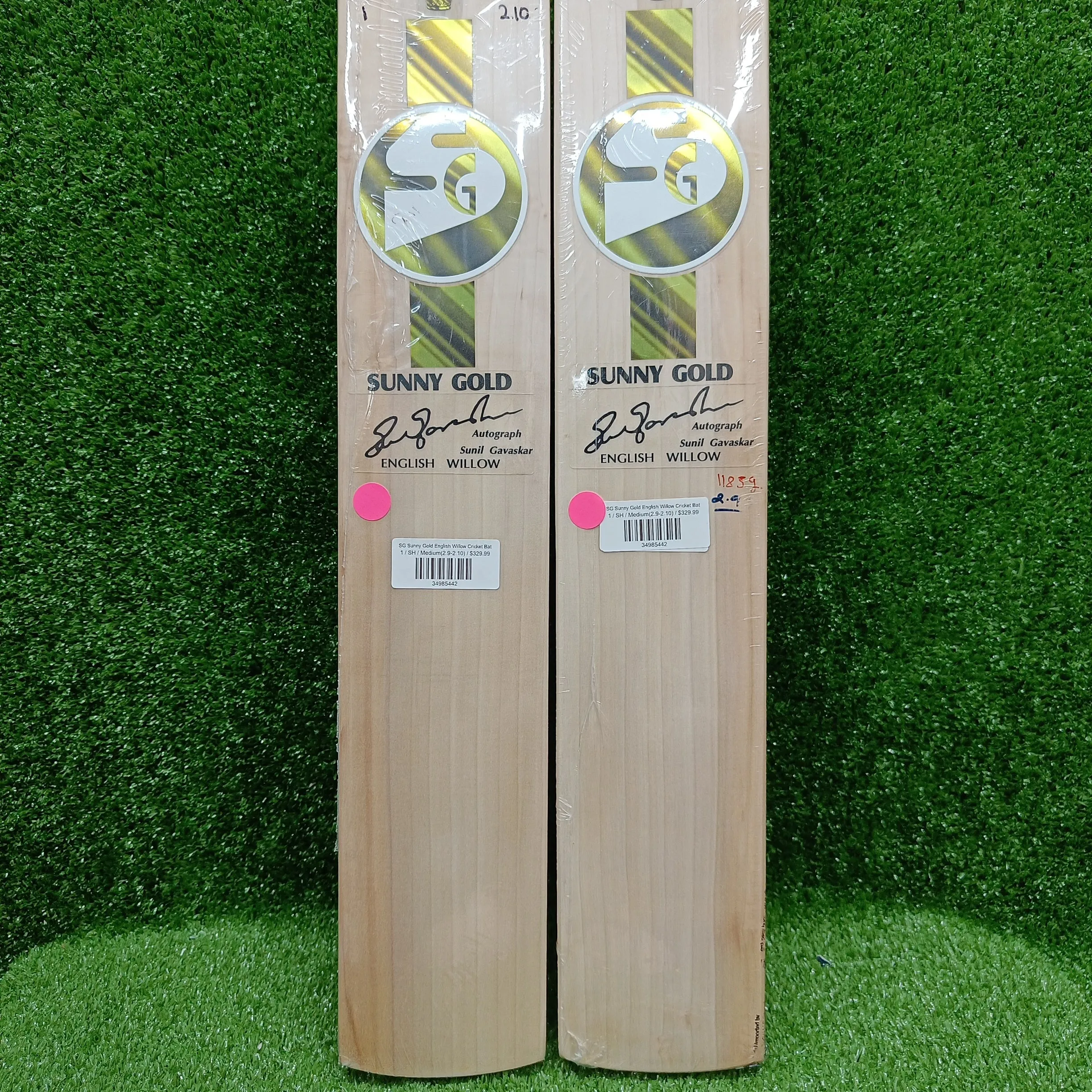 SG Sunny Gold English Willow Cricket Bat