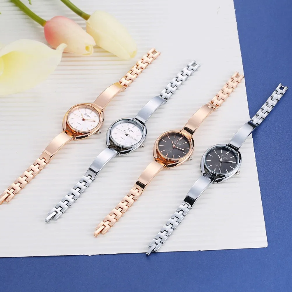 Sidiou Group  Women Watch  Stainless Steel Watch Band  Quartz  Wrist Watch,  Gift Bracelet Watch