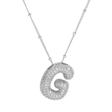 Silver Initial Necklace