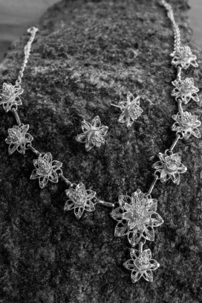Silver Linings "Classic" Silver Filigree Handmade Necklace Set