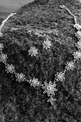 Silver Linings "Stars" Silver Filigree Handmade Necklace Set