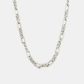 Silver Track Chain Necklace