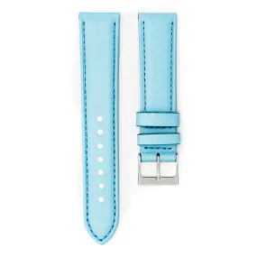 Sky Blue - Handmade Italian Leather Watch Strap For Rolex Oyster Perpetual