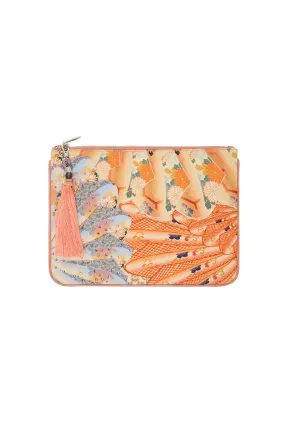 SMALL CANVAS CLUTCH FOR THE FANS