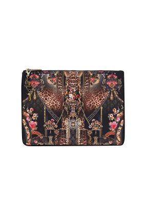 SMALL CANVAS CLUTCH GOTHIC GODDESS