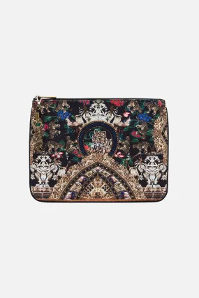 SMALL CANVAS CLUTCH HOLLYWOOD HEIST