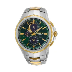 SSC764P - Mens Two Tone Perpetual Calendar Coutura Solar Sports Watch