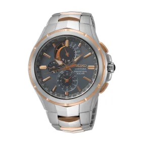SSC788P-9 - Mens Rose Gold & Steel Perpetual Calendar Coutura Solar Watch