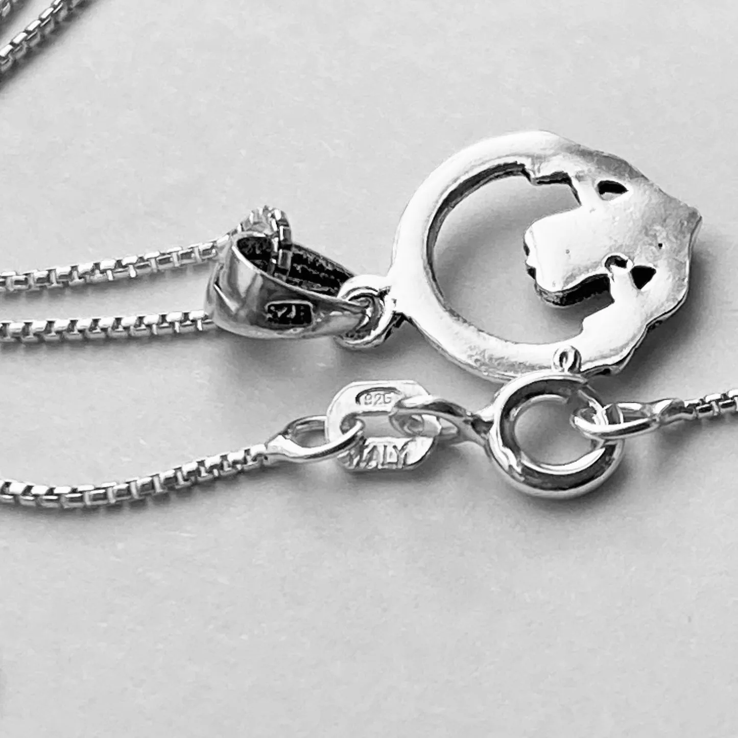 Sterling Silver Small Claddagh Necklace, Silver Necklace, Heart Necklace, Dainty Necklace
