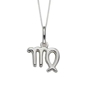 Sterling Silver Virgo Zodiac Necklace