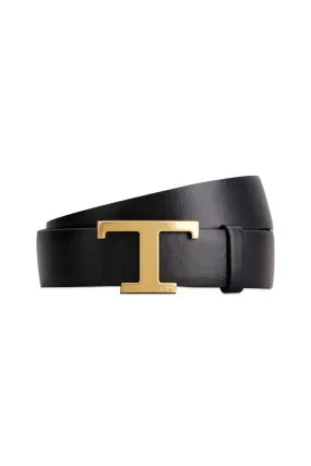 T Timeless Reversible Belt In Leather