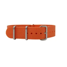 Tangerine Orange - Nato Watch Strap For Rolex Oyster Perpetual