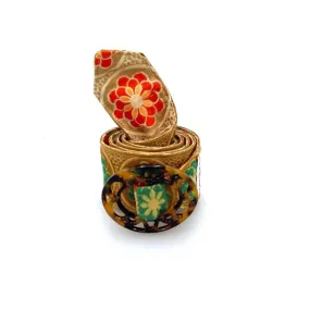 Tangerine Zinnia Belt