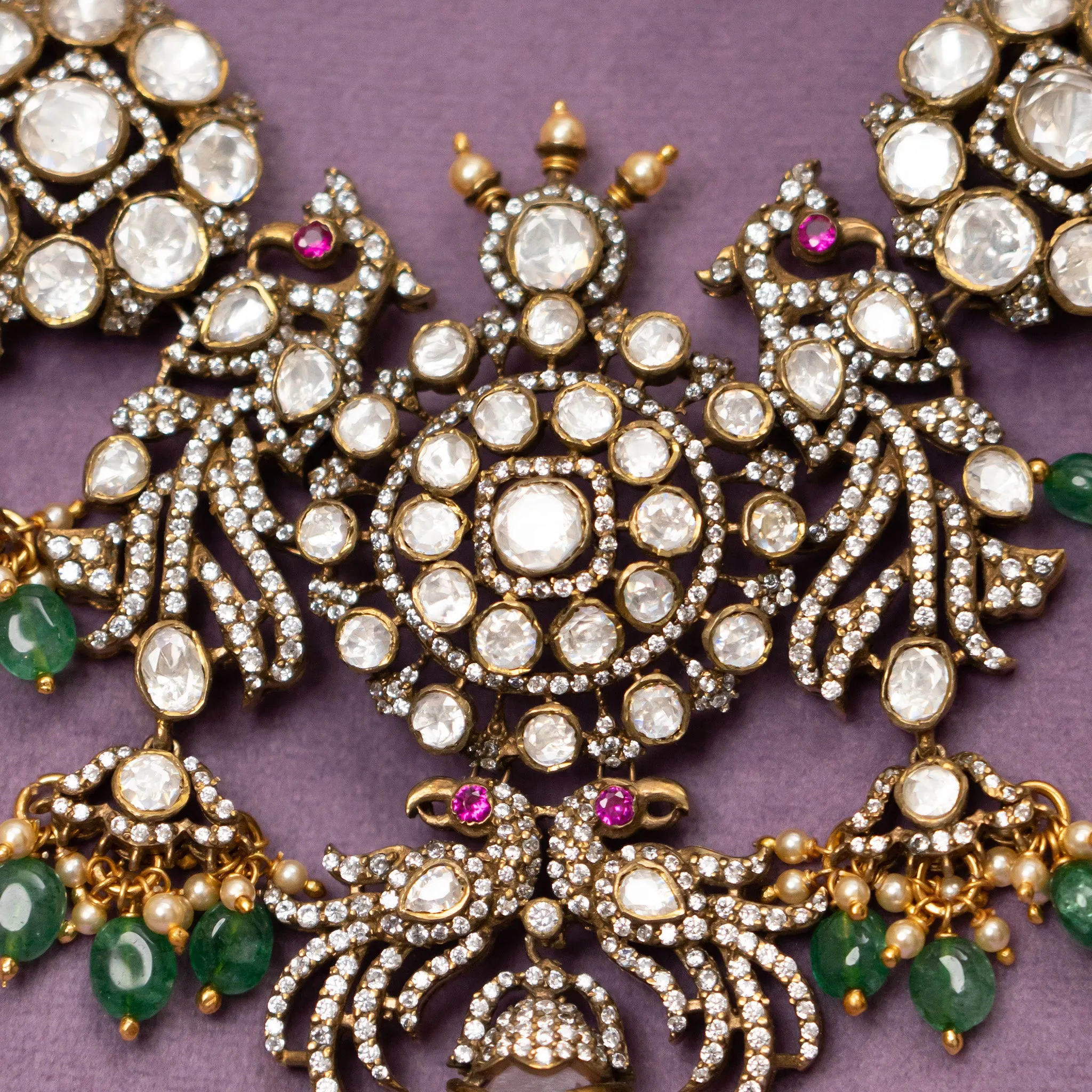Tania Silver Moissanite Necklace