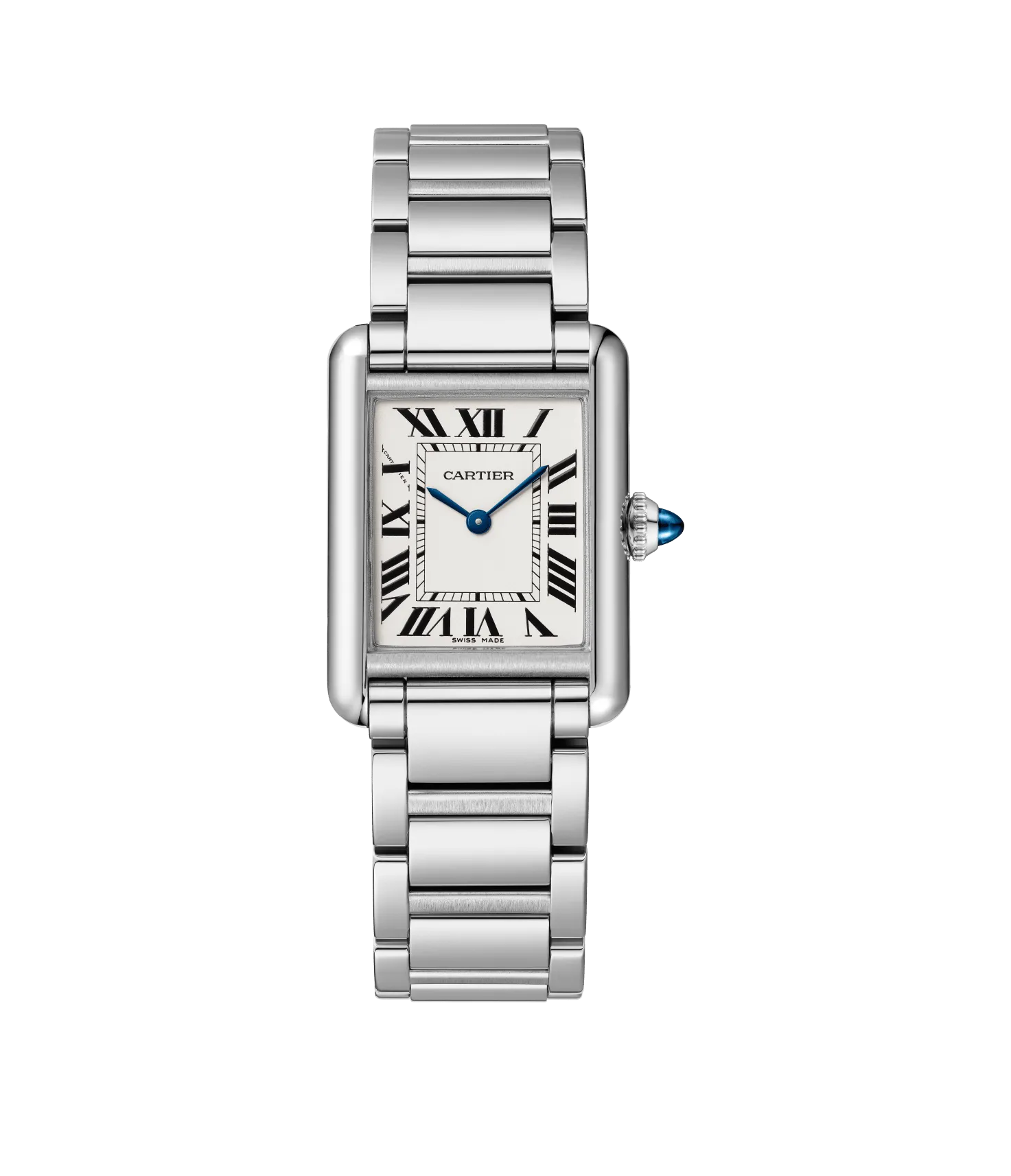 Tank Must Watch with Steel Bracelet