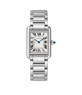 Tank Must Watch with Steel Bracelet